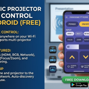 Panasonic Projector Remote App – Panasonic Projector Remote Control for Android (Free)